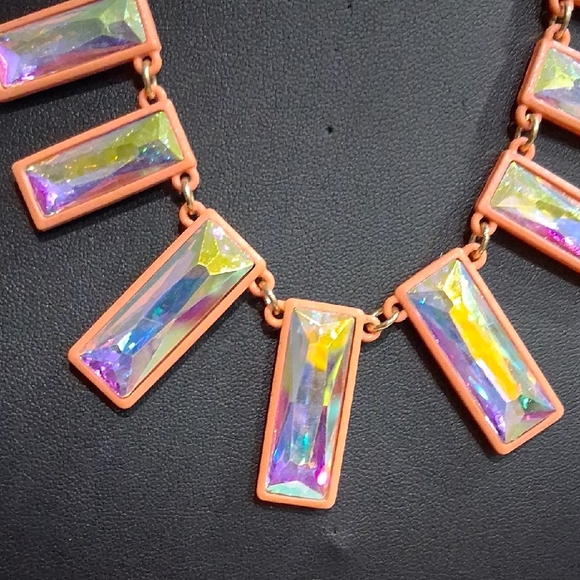 Taramanda Gold and Multicolor Statement Necklace - Picture 4 of 16